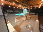 Vacation rental with pool las rositas - pool and BBQ area